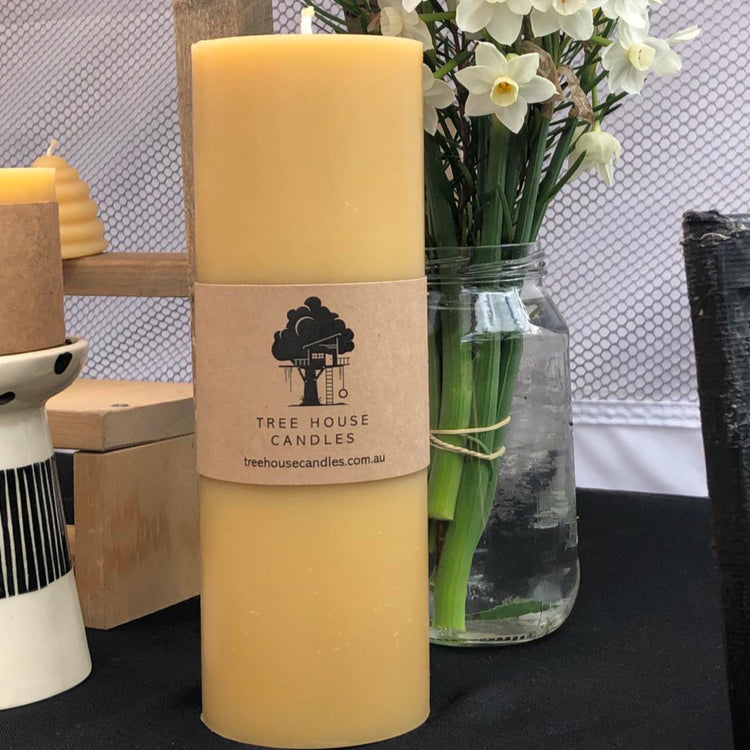 3XL Beeswax Pillar Candle