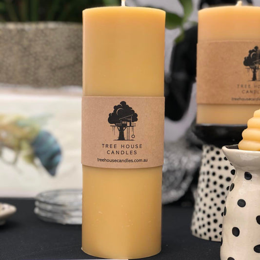 3XL Beeswax Pillar Candle