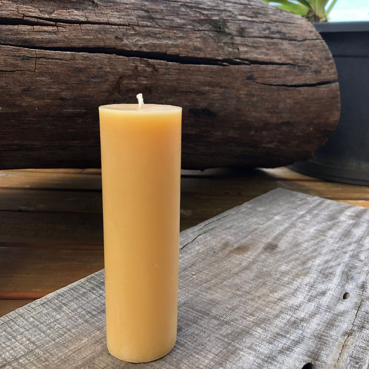 Beeswax Mini Pillar Candle - Large