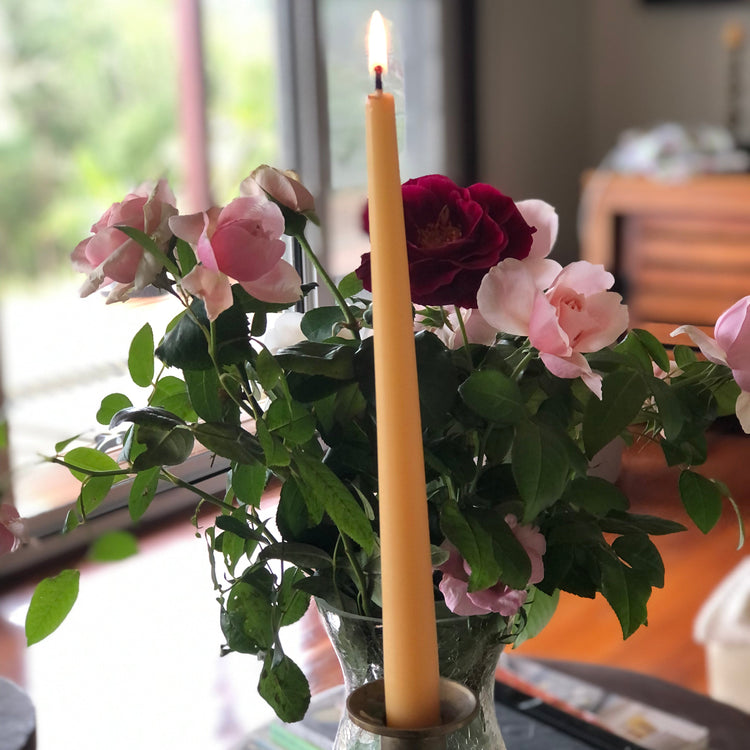 Beeswax Dinner Taper Candle