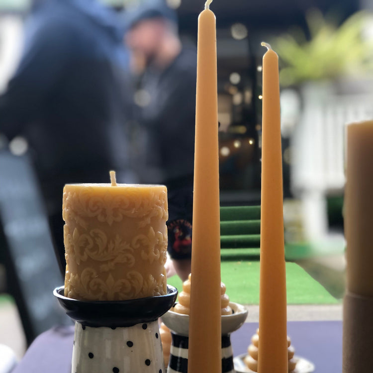 Beeswax Dinner Taper Candle