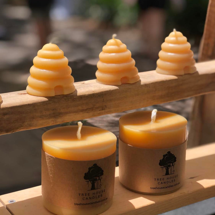Beeswax Candle Duo
