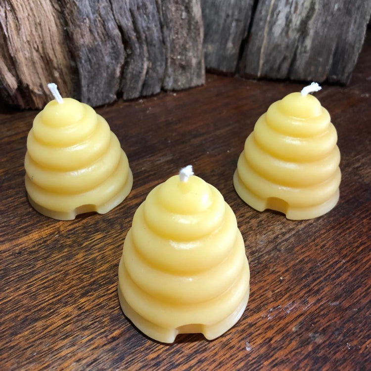 Beeswax Beehive Candle