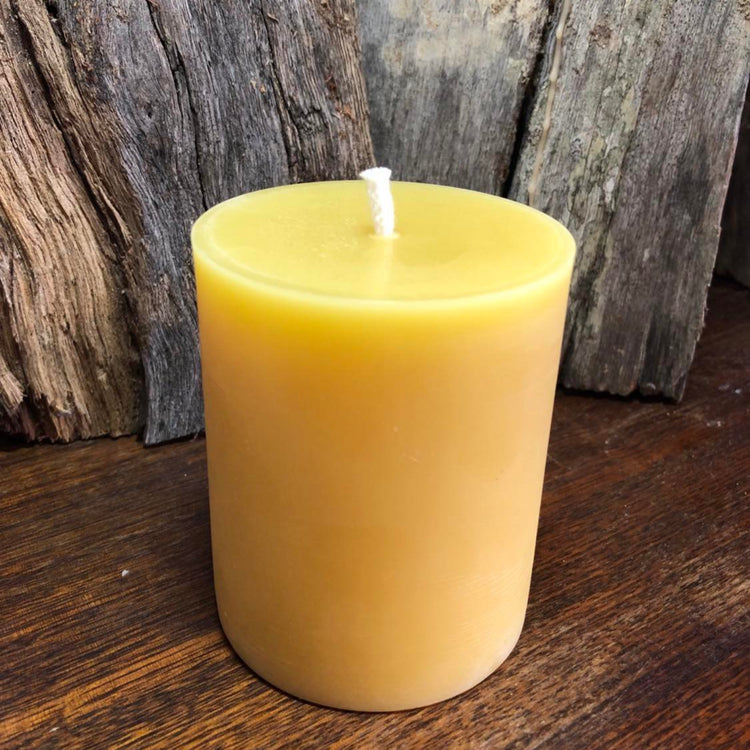 Medium Beeswax Pillar candle