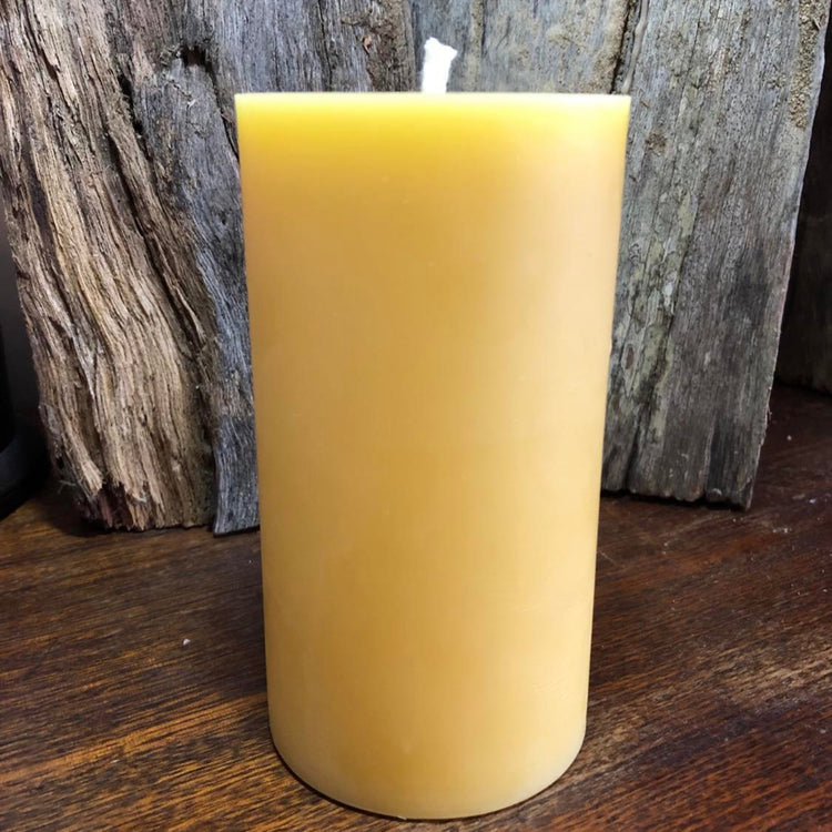 Extra Large Beeswax Pillar Candle