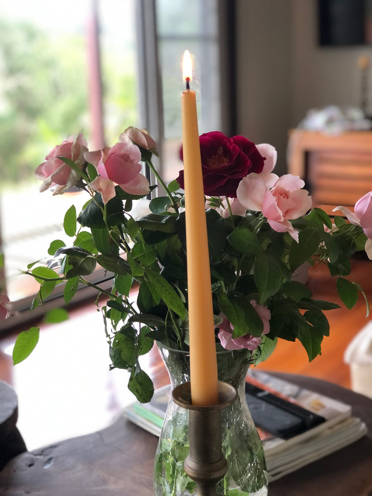 Beeswax Dinner Taper Candle