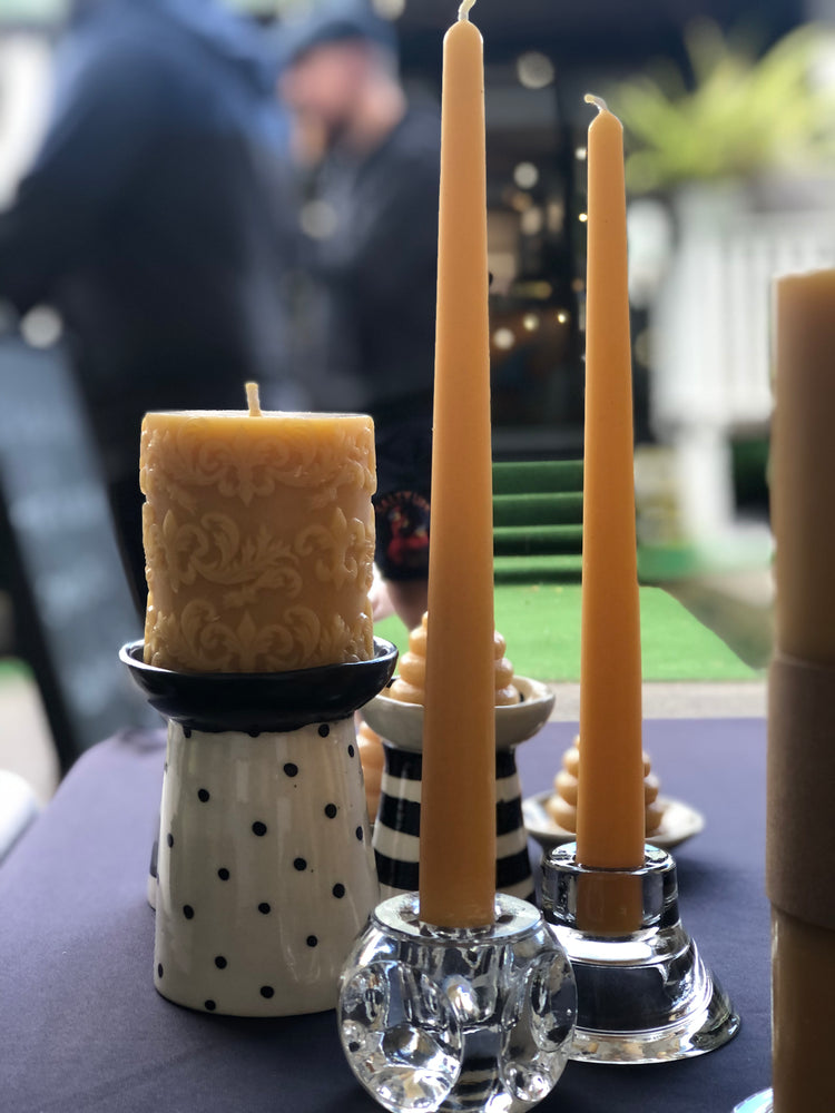 Beeswax Dinner Taper Candle