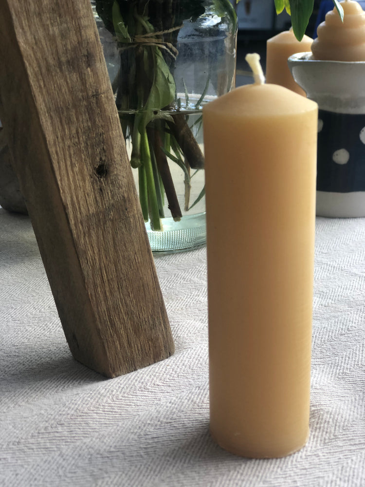 Beeswax Mini Pillar Candle - XL