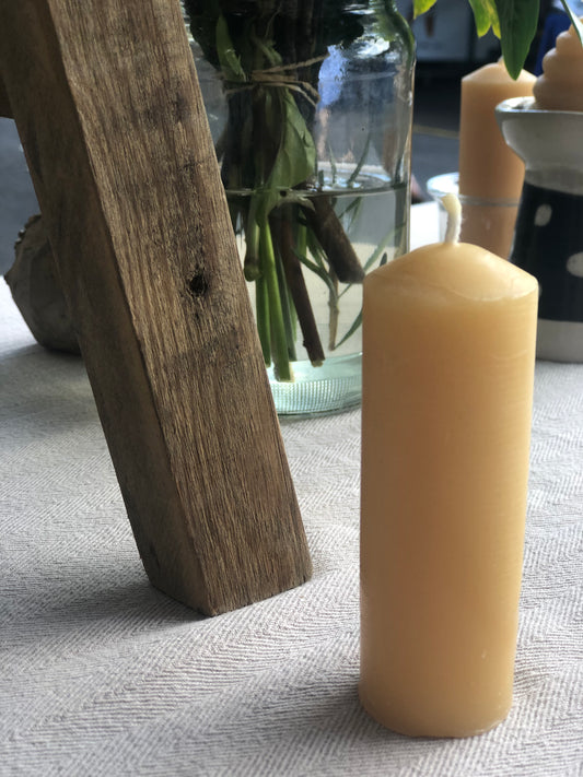 Beeswax Mini Pillar Candle - Large