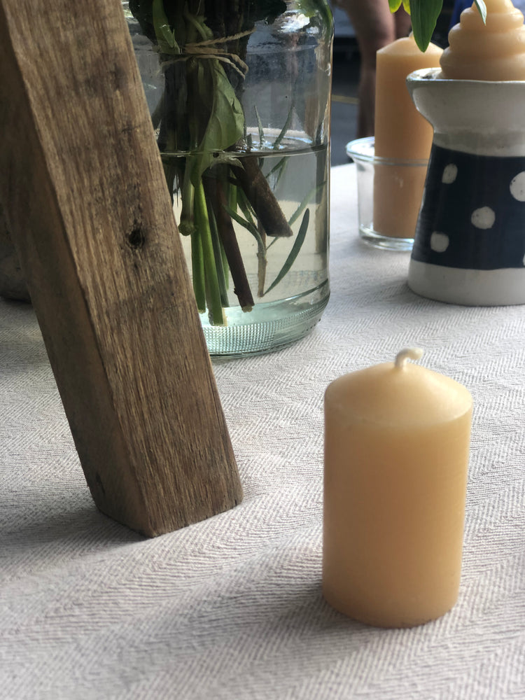 Beeswax Mini Pillar Candle - Small