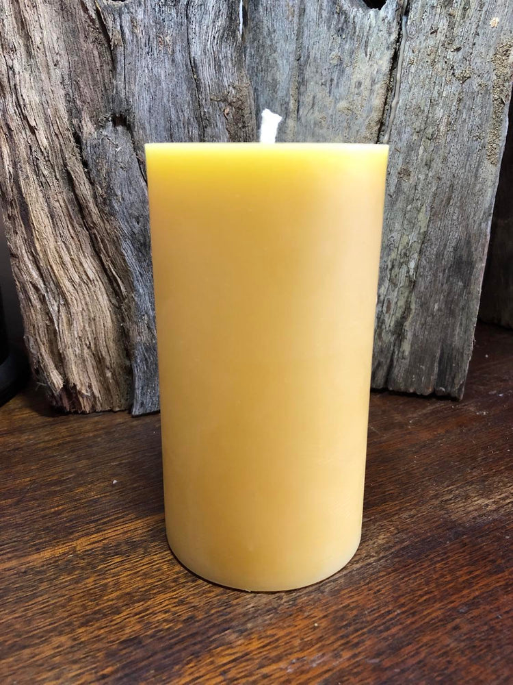 Extra Large Beeswax Pillar Candle